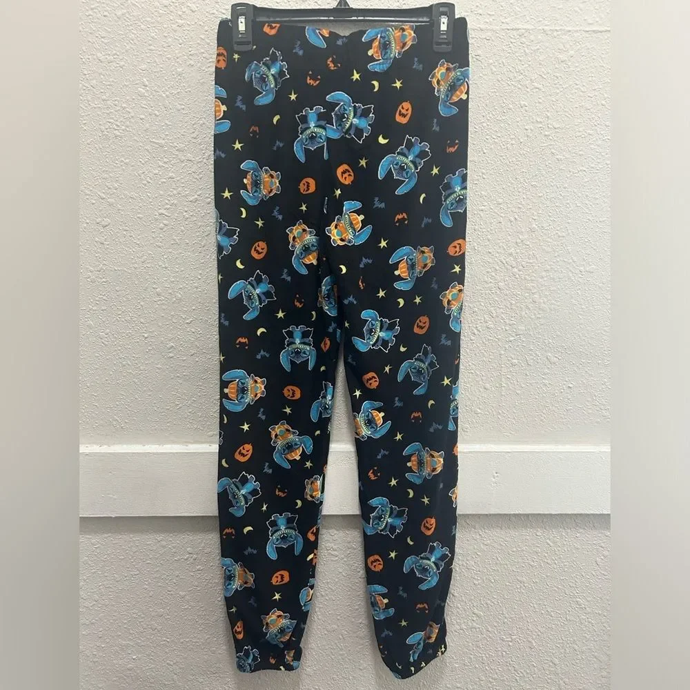 Disney Stich Halloween Pajama Pant Velour Joggers Size Small - Picture 4 of 4